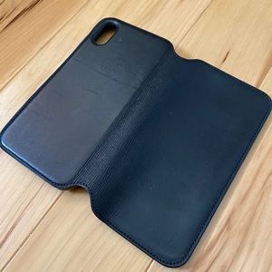 IPHONE X LEATHER FOLIO CASE